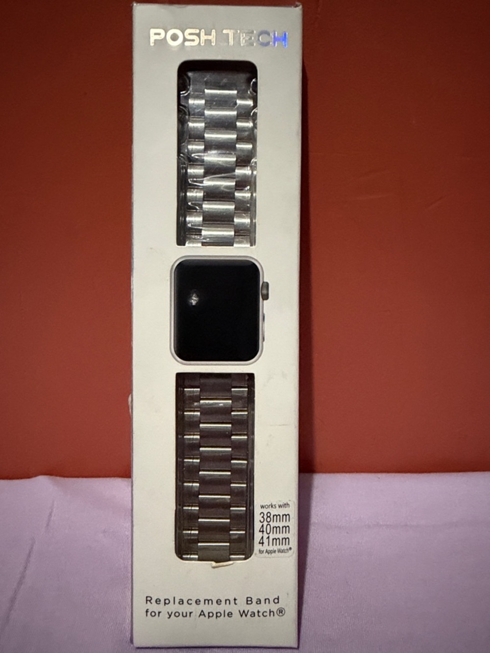 Silver Stainless Steel Replacement Band for Apple Watch (40mm)